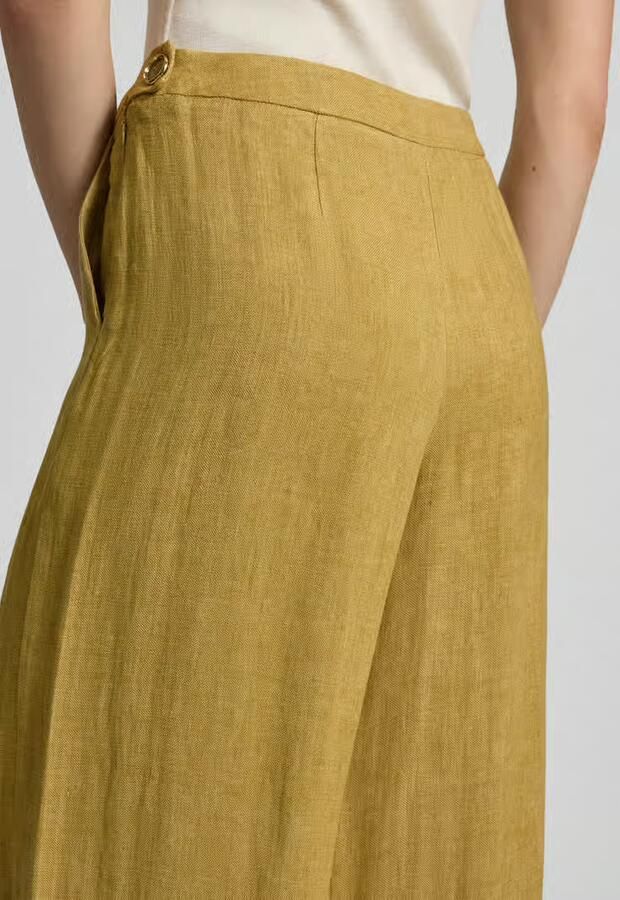 Marella wide fit linnenbroek met steekzakken model 'LOTTELIA'