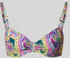 MARIE JO Bikinitop met all-over paisleyprint model 'Lise'