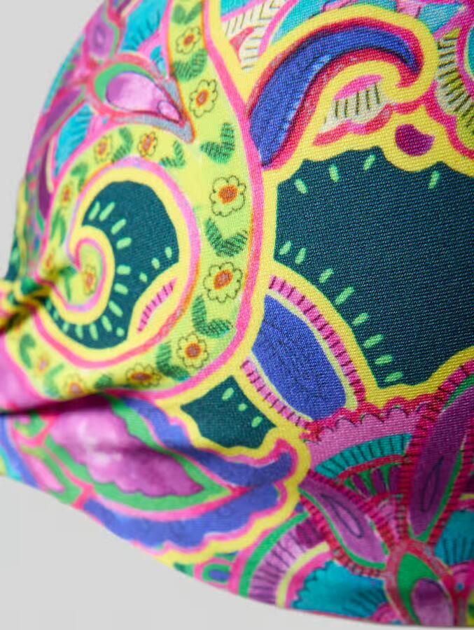Marie Jo voorgevormde halter bikinitop Jolise roze geel groen - Foto 4