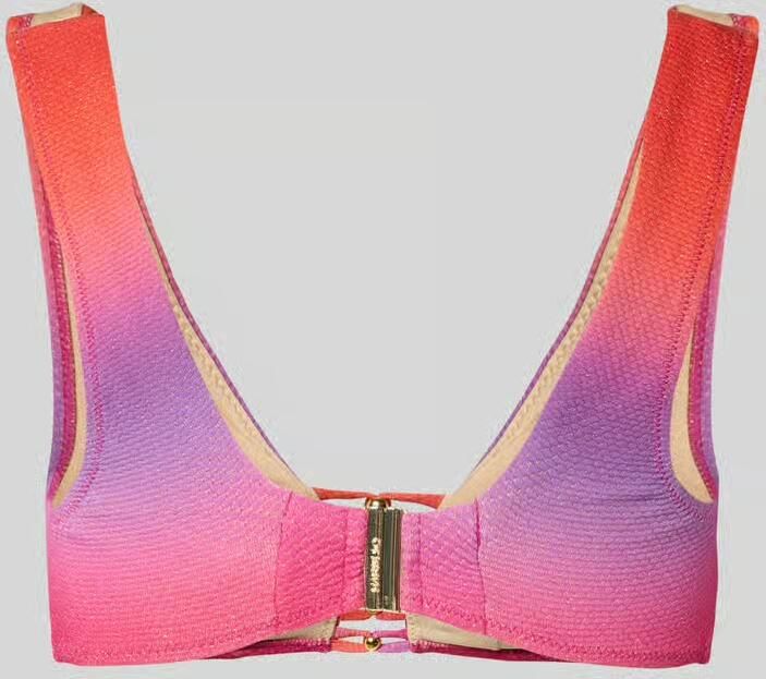 Marie Jo voorgevormde triangel bikinitop Nusa Dua rood roze paars - Foto 4