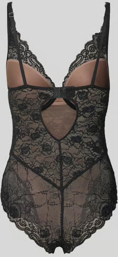 MARIE JO Body van kant met haakjessluiting model 'Cyrile'