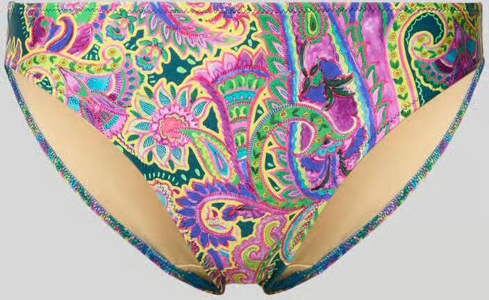 MARIE JO slim fit bikinibroekje met allover paisleyprint model 'Lise' - Foto 2