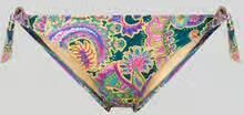 MARIE JO slim fit bikinibroekje met allover paisleyprint model 'Lise'