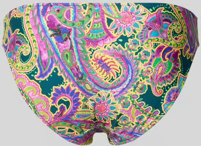 MARIE JO slim fit bikinibroekje met allover paisleyprint model 'Lise' - Foto 2