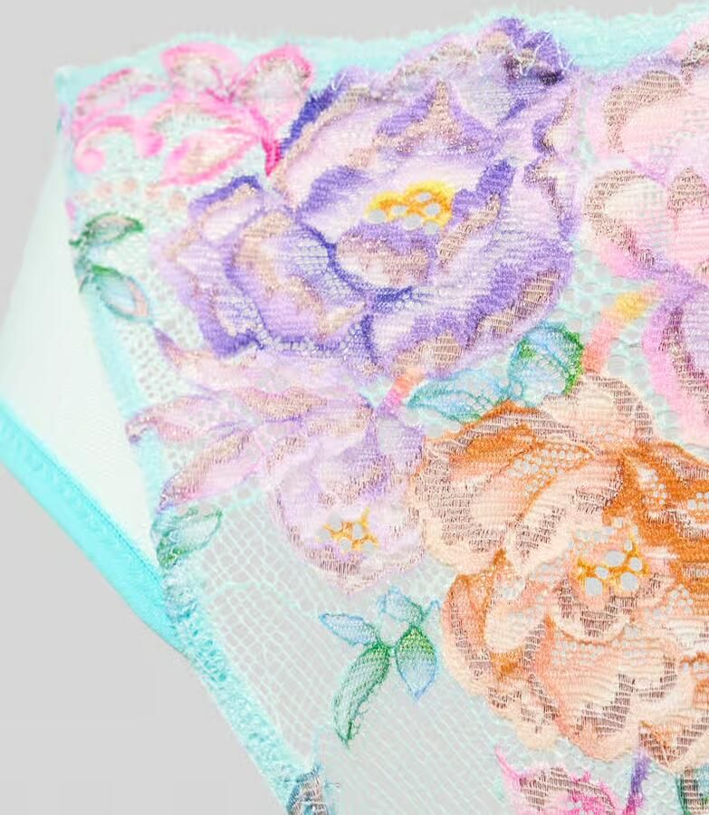 MARIE JO slim fit slip met all-over bloemenmotief stitching model 'Lisbeth' - Foto 2