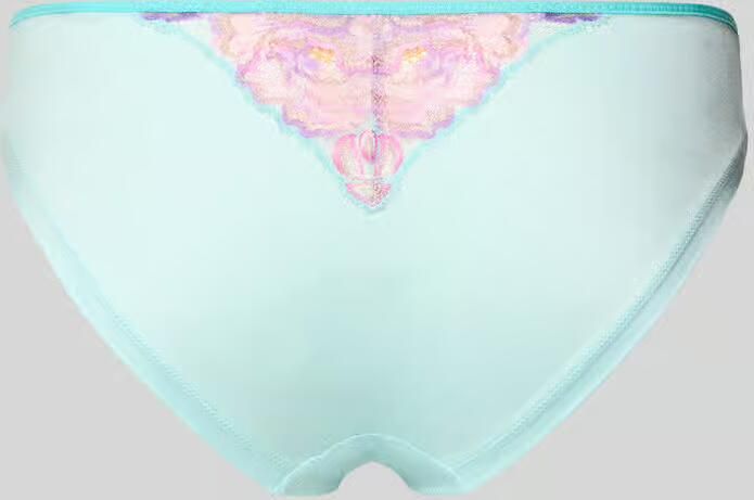 MARIE JO slim fit slip met all-over bloemenmotief stitching model 'Lisbeth' - Foto 3