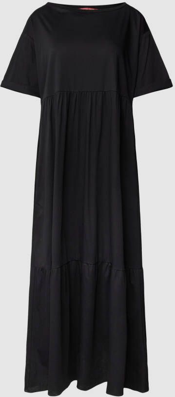 Marina Rinaldi Midi-jurk met boothals model 'OLIFANTE'