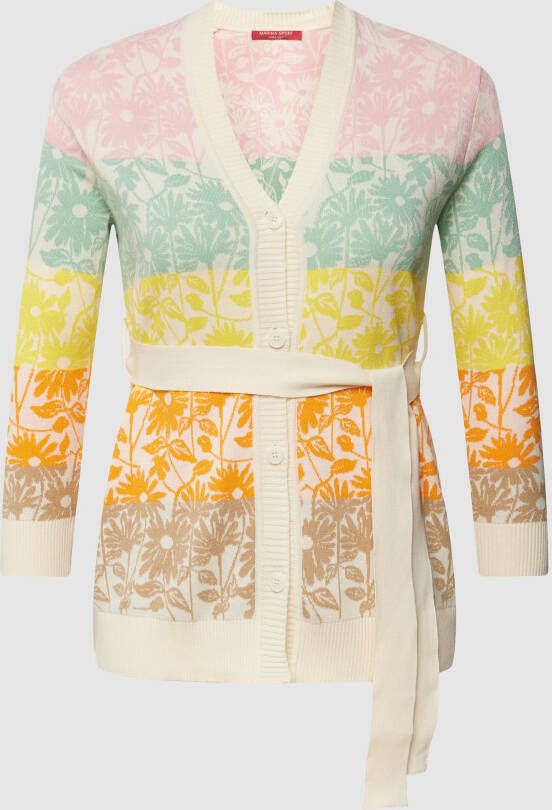 Marina Rinaldi PLUS SIZE pullover met all-over motief model 'AGOSTO'