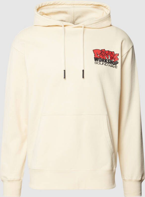 MARKET Hoodie met labelprint model 'SOUNDWAVE'