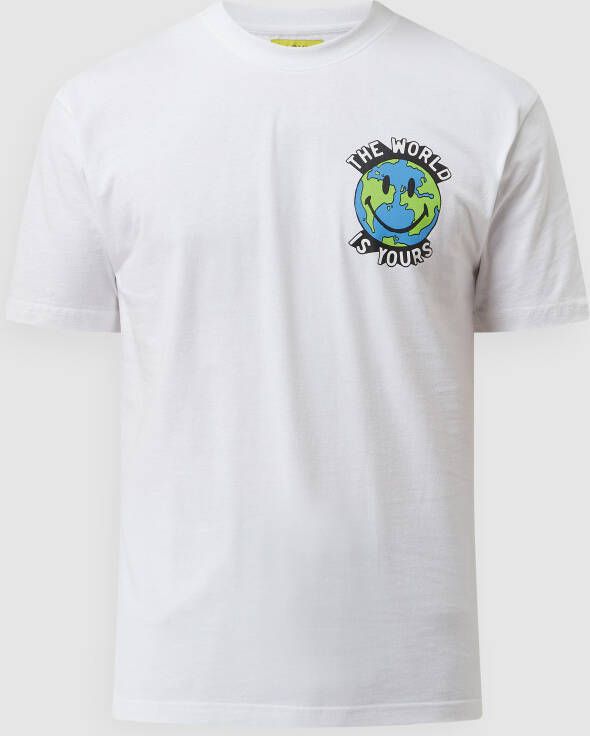 MARKET Oversized T-shirt met Smiley -prints
