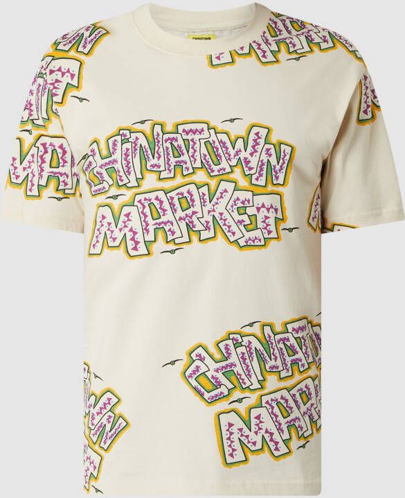 MARKET T-shirt met logomotief
