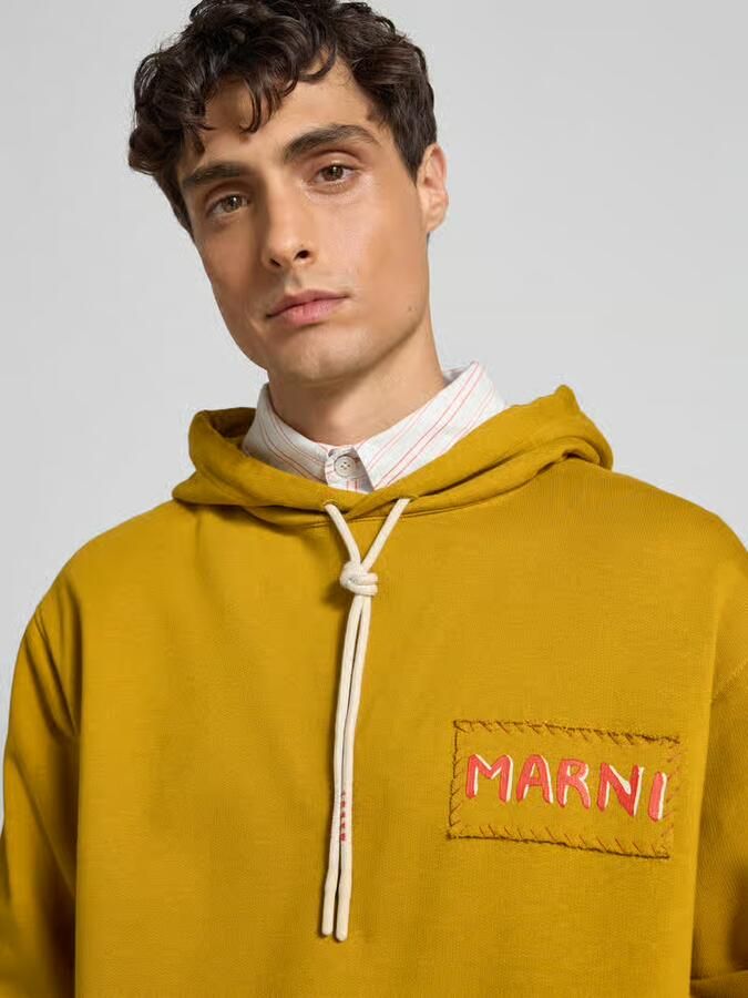 Marni Regular fit sweatshirt met logopatch