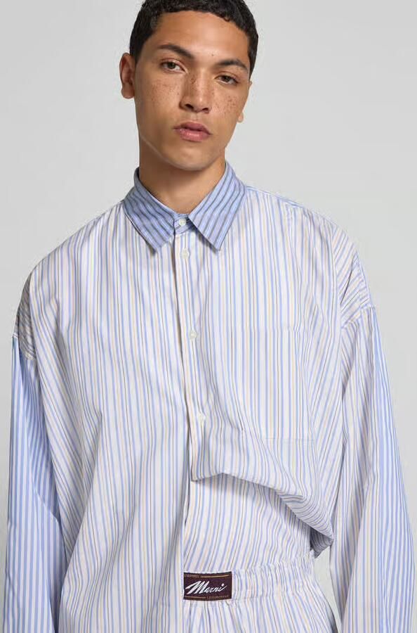 Marni Regular fit vrijetijdsoverhemd met kentkraag - Foto 2