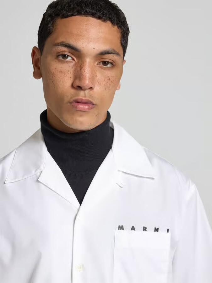 Marni Regular fit vrijetijdsoverhemd met logoprint