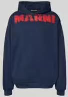 Marni Relaxed fit hoodie met logoprint
