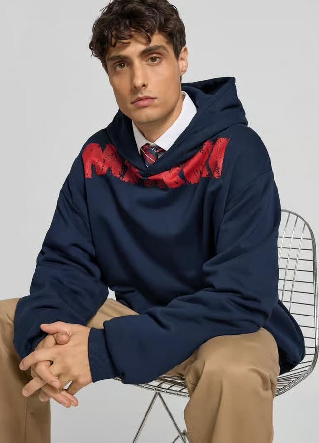 Marni Relaxed fit hoodie met logoprint