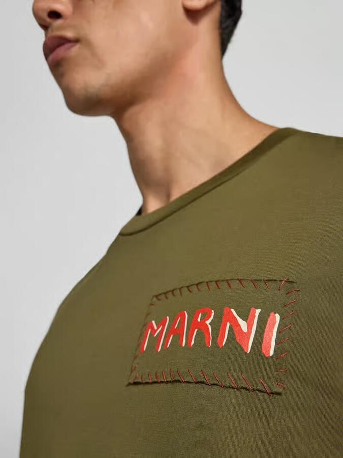Marni T-shirt met labeldetail