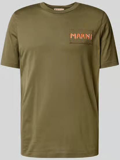 Marni T-shirt met labeldetail - Foto 2