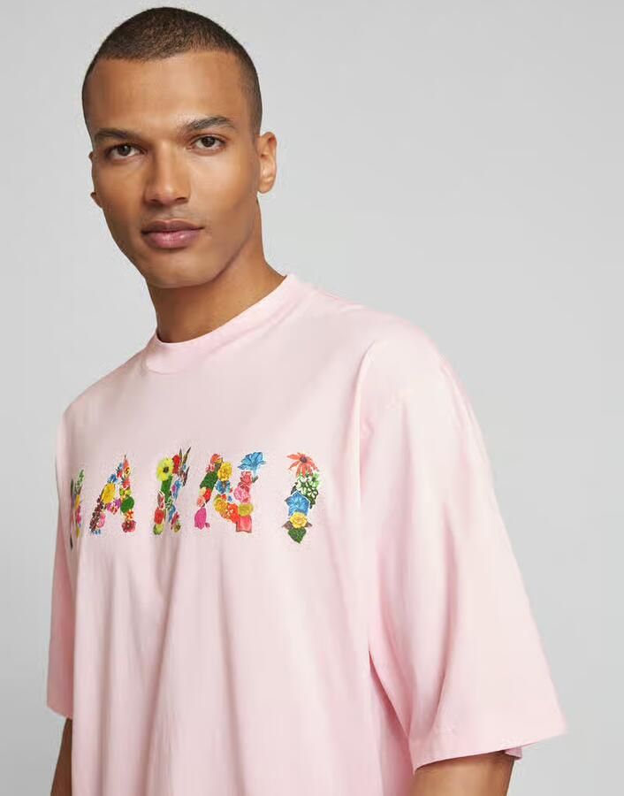 Marni T-shirt met labelprint