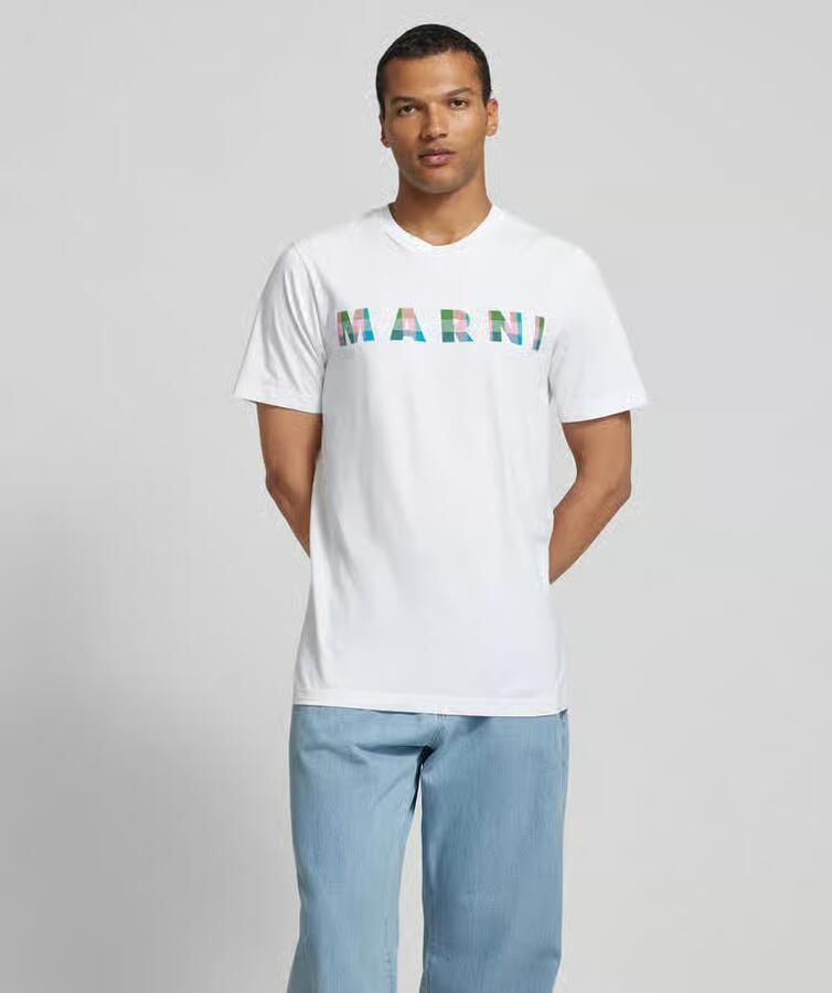 Marni T-shirt met labelprint - Foto 3