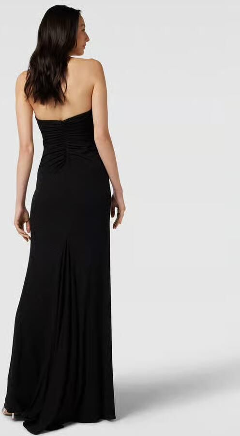 Mascara Strapless avondjurk in een glanzende look - Foto 2