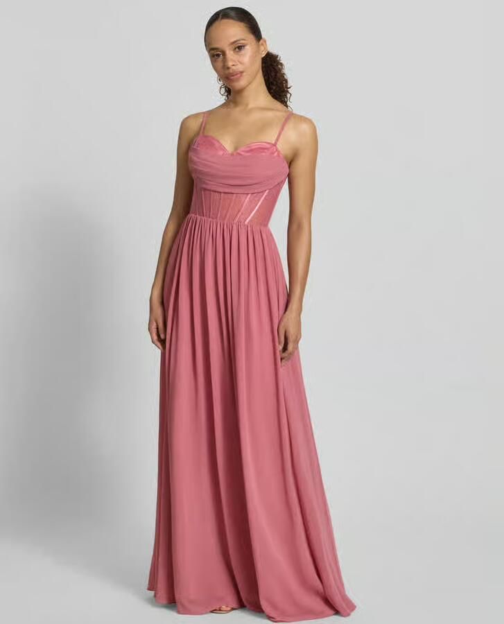 Mascara corsetjurk met kant - Foto 3