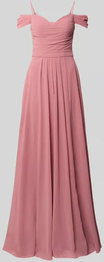 Mascara Maxi-jurk in off-shoulder-look met loopsplit - Foto 3