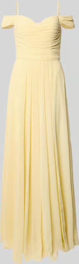 Mascara Maxi-jurk in off-shoulder-look met loopsplit - Foto 2