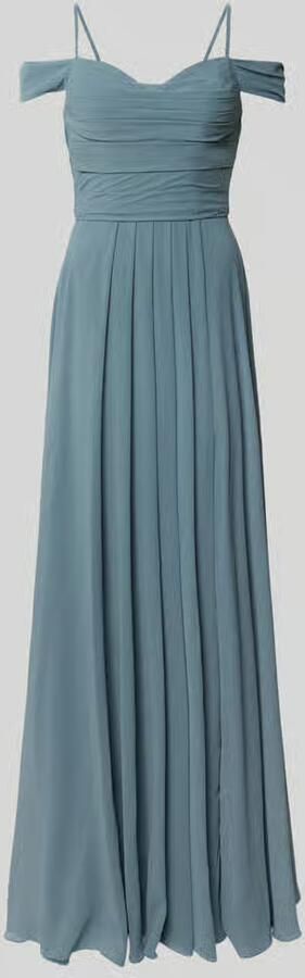 Mascara Maxi-jurk in off-shoulder-look met loopsplit - Foto 2