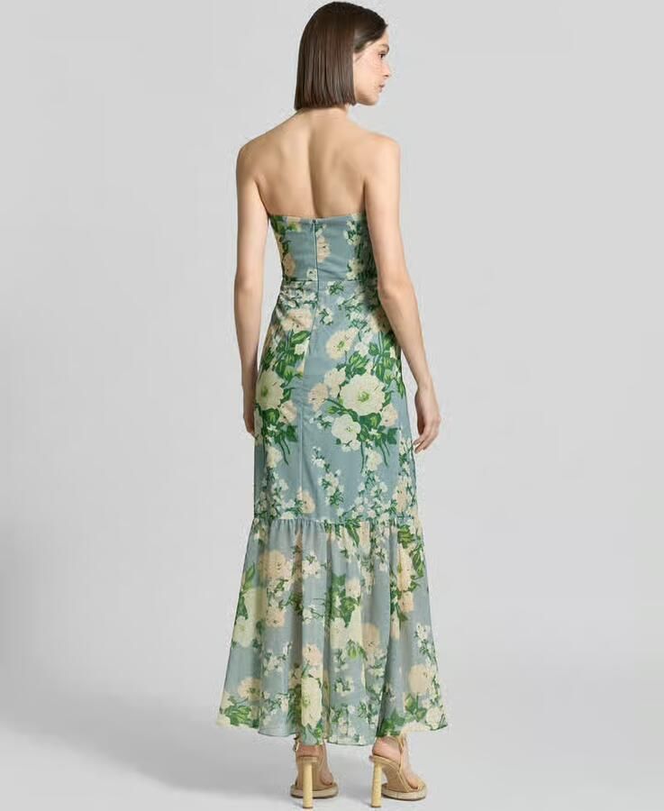 Mascara regular fit maxijurk met allover bloemenprint - Foto 2