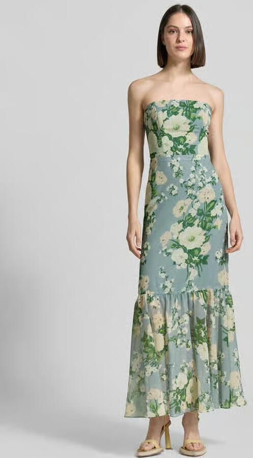 Mascara regular fit maxijurk met allover bloemenprint - Foto 3