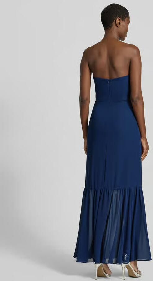 Mascara slim fit midi-jurk met rimpelingen - Foto 3