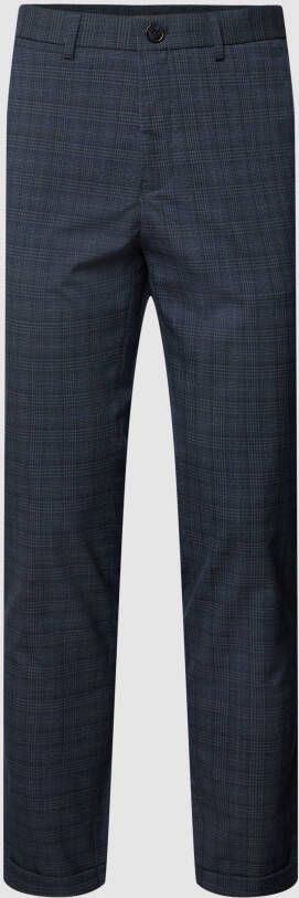 Matinique Chino met glencheck-motief model 'MAliam Pant'