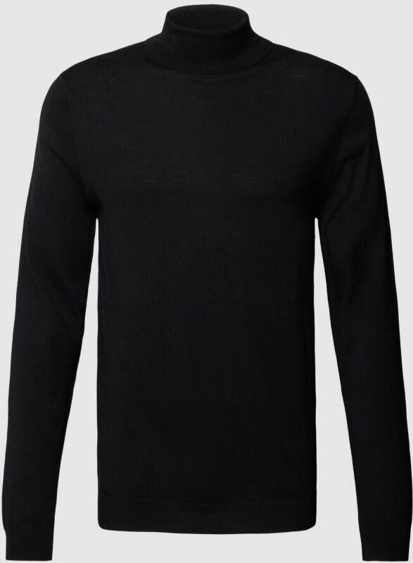 Matinique Gebreide pullover met ribboorden model 'parcusman'