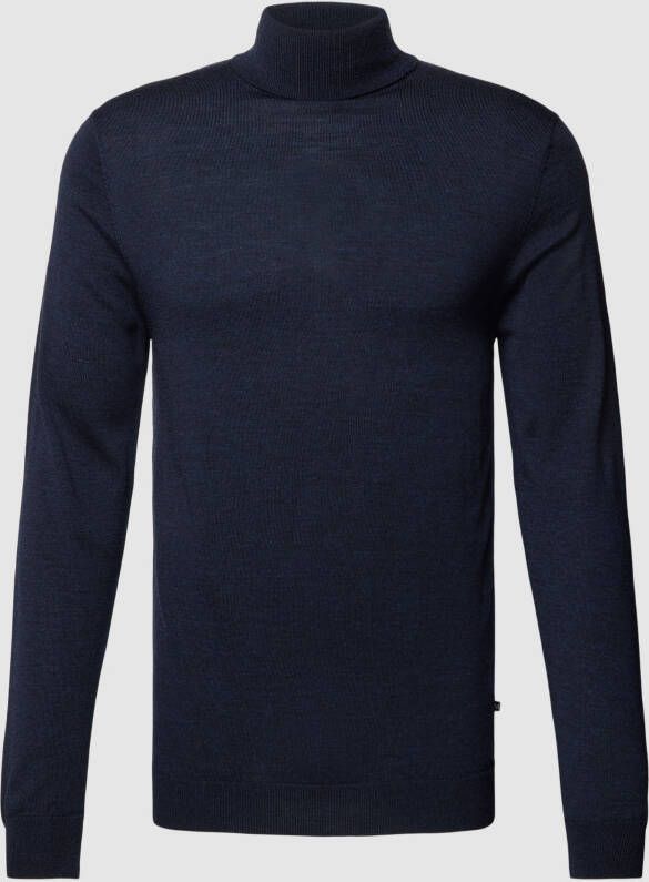 Matinique Gebreide pullover met ribboorden model 'parcusman'