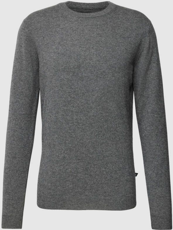 Matinique Gebreide pullover van kasjmier met ronde hals model 'mordy'