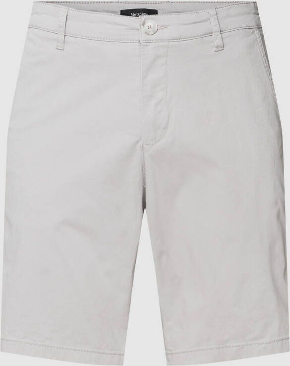 Matinique Korte chino met Franse steekzakken model 'thomas'