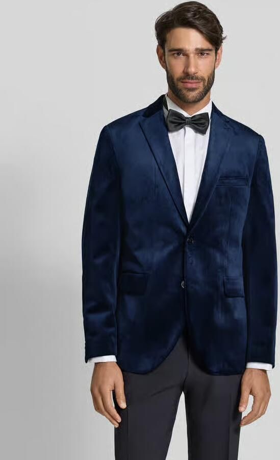 Matinique Slim fit 2-knoops colbert met paspelzak op de borst model 'george' - Foto 8