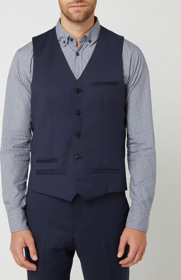 Matinique Slim fit gilet met stretch model 'Breck' - Foto 2
