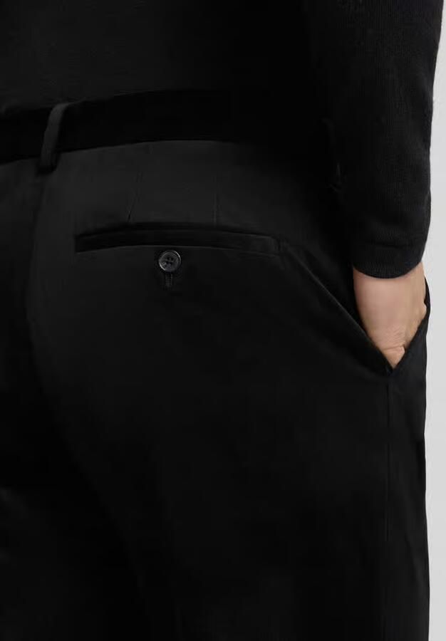 Matinique Broek van fluweel met achterzakken model 'kian'