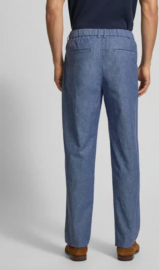 Matinique Regular fit chino van mix van katoen en linnen model 'hart' - Foto 2