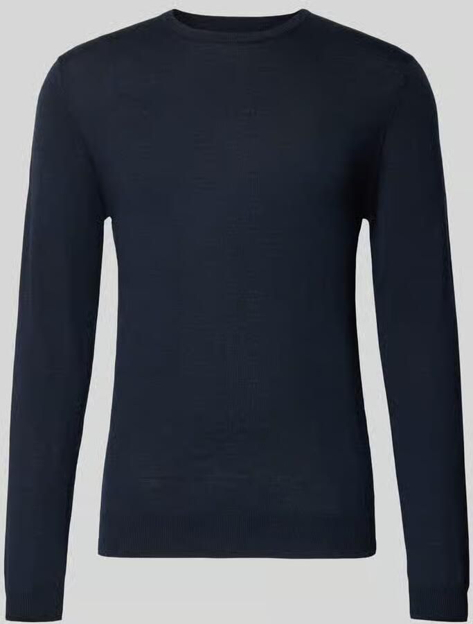 Matinique Gebreide pullover van scheerwol model 'Margrate Merino'