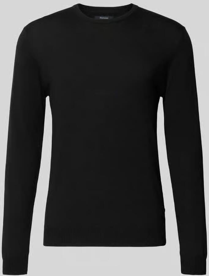 Matinique Gebreide pullover van scheerwol model 'Margrate Merino' - Foto 3