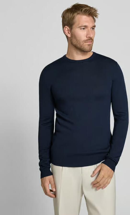 Matinique Gebreide pullover van scheerwol model 'Margrate Merino' - Foto 3