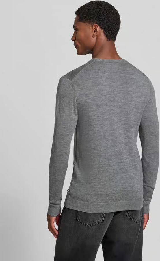 Matinique Gebreide pullover van scheerwol model 'Margrate Merino' - Foto 6