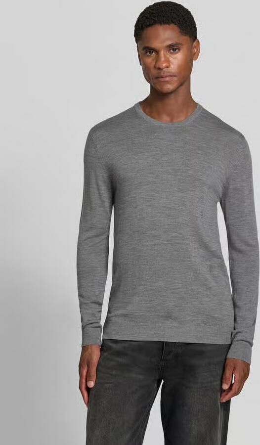 Matinique Gebreide pullover van scheerwol model 'Margrate Merino' - Foto 7