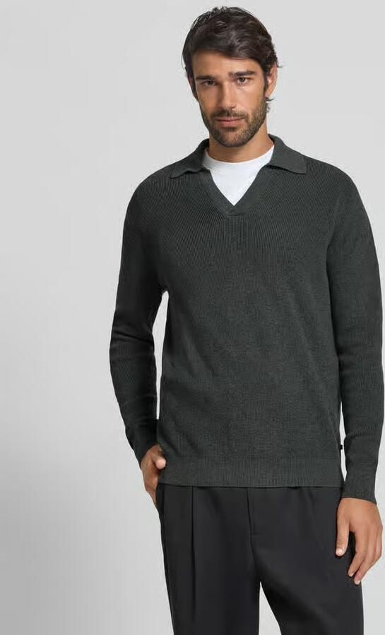 Matinique Gebreide pullover met ribboorden model 'kollo' - Foto 2