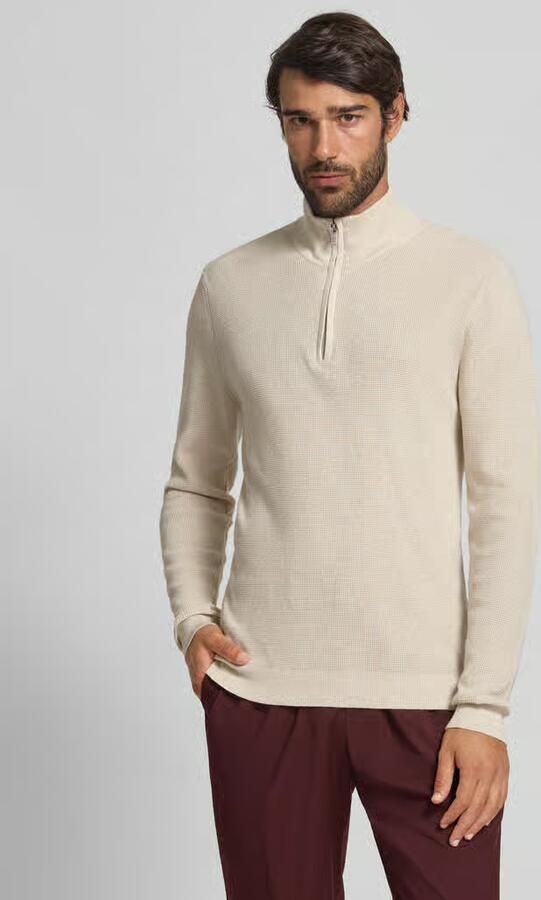 Matinique Gebreide pullover met opstaande kraag model 'lagoon' - Foto 9
