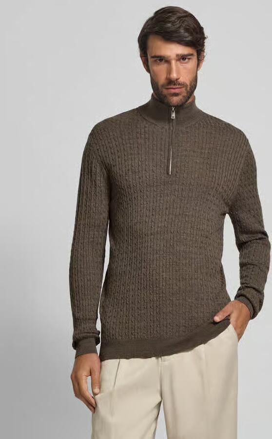 Matinique Gebreide pullover met schipperskraag model 'mason' - Foto 6