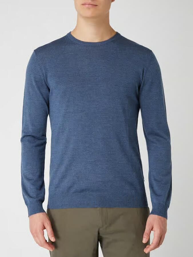 Matinique Gebreide pullover van merinowol model 'Margrate Merino' - Foto 4